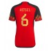 België Axel Witsel #6 Voetbalkleding Thuisshirt WK 2022 Korte Mouwen